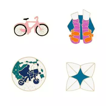 4-9 шт. Классическая медицинская брошь-стетоскоп Мультяшные милые животные Кошки Гусь Эмалевые значки Панк Глаза Сумка Значок на лацкан Ювелирные изделия