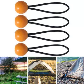 4 эластичных шнура, стяжные ремни, веревка, многоцелевые аксессуары, связывающая веревка с шариком для