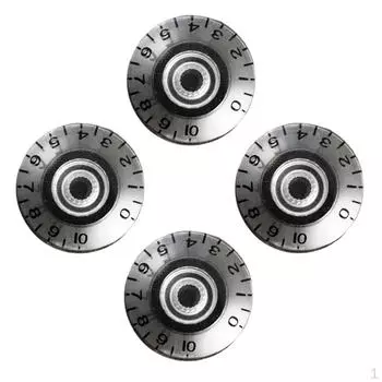 4 электрогитары и ручки громкости для бас-гитар, как описано