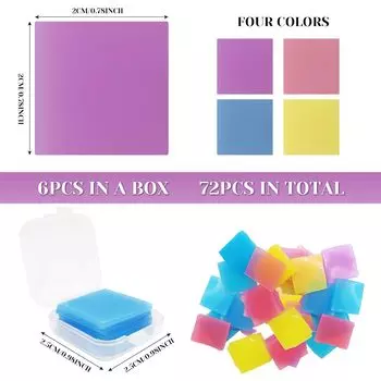 4 boxs Diamond Painting Glue Clay Embroidery Drilling Mud DIY Painting Wax Organizer Accessories Blockage Plaster Wax Dotting Ar