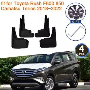 4 брызговика для Toyota Rush 2018 ~ 2022 Daihatsu Terios F800 F850, аксессуары Perodua Aruz, брызговики, брызговики, брызговики