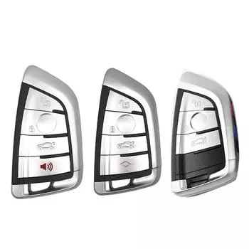 4 Buttons Replacement Key Fob Cover Case fit for BMW 1 3 5 7 Series X1 X3 X5 Z4 F10 F15 Keyless Entry Key Fob Shell