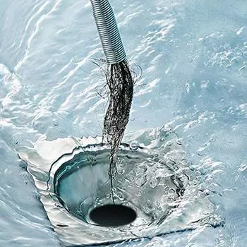 4 Claw steel Wire Pipe Unclogger Hair Drain Clog Remover Tool Push-type Shower Tub Toilet Clogged Drains Opener Cleaning Tool