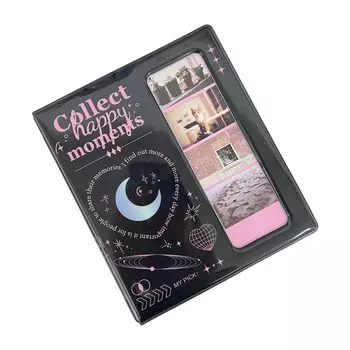 4 Cut Photo Collect Book Korea Collect Book Trading Card Holder Корейские разные товары Черные товары Oshikatsu Kpop [Предмет]