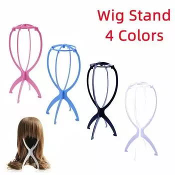 4 цвета 16,5x35 см пластиковая складная стабильная прочная шляпа дисплей подставка для парика подставка для головы манекена портативная складная красота аксессуары для волос подставка для парика 4pcs белый