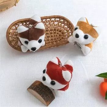 4 цвета 7 см PP хлопок плюшевая собака, украшение брошь детский милый плюшевый подарок