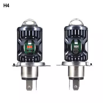 4 цвета H4 светодиодные мото H6 BA20D P15D светодиодные мото лампы для фар мотоцикла линзы желтые синие красные лампы Hi Lo лампа для фар мотоцикла