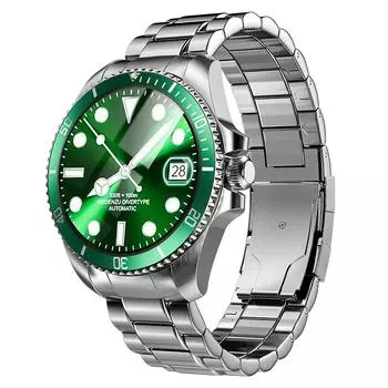 4 цвета IP68 умные часы 1,45 дюйма спортивные деловые умные часы Bluetooth вызов вращающееся кольцо рот часы