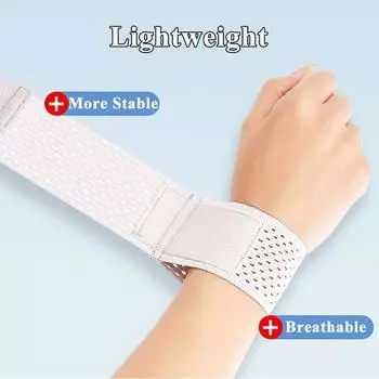 4 цвета Легкая поддержка запястья, герметичные бинты для запястья, дышащая лента для запястья серый