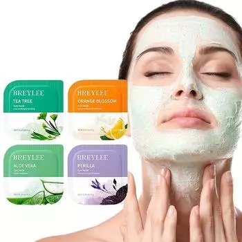 4 цвета, очищающая грязевая маска с желейной чашкой, укрепляющая кожу, глубоко увлажняющая кожу, без раздражения, без аллергии, очищающая грязевая маска