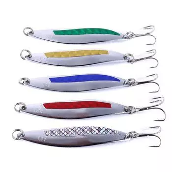4 цвета, рыболовный аттрактор, блесна, лезвия, рыболовные ложки, блесна с лезвиями с рыболовной головкой, комплект блесны, рыболовные приманки, аксессуары для рыбалки