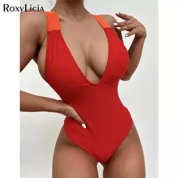 4 цвета, сексуальное монокини с открытой спиной, цельный купальник, женский купальник, женский купальный костюм с перекрестной спинкой, купальный костюм, женский купальный костюм S чёрный