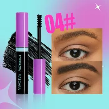 4-цветный карандаш для бровей Eyebrow Wild Eyebrow, водостойкий и не легко поддающийся трехмерному нанесению, натуральный жидкий карандаш для бровей 5 мл One Size чёрный