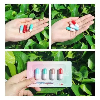 4-цветный набор капсульных помад Матовая цветная помада Водостойкая нюдовая помада для вашей помады 01#