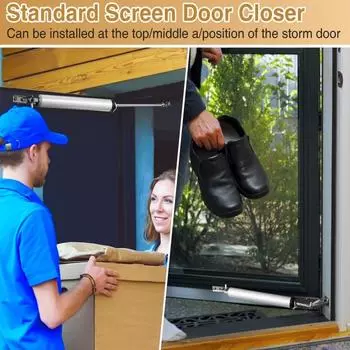 4-цветный плавно закрывающийся автоматический дверной доводчик 35 кг пневматический регулируемый позиционирующий дверной упор защитный дверной держатель фурнитура кофейный