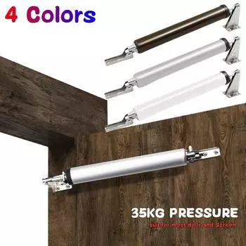 4-цветный плавно закрывающийся автоматический дверной доводчик 35 кг пневматический регулируемый позиционирующий дверной упор защитный дверной держатель фурнитура кофейный