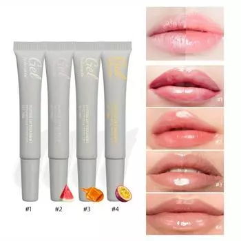 4-цветный увлажняющий и увлажняющий гель для губ, против растрескивания, полипептидный гель для ухода за губами, эссенция для губ # 1