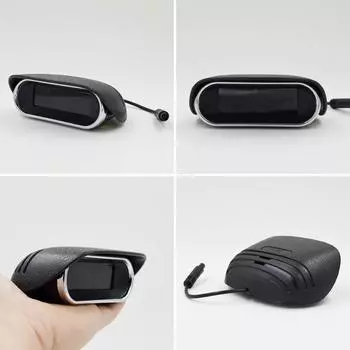 4 Датчика Парковки Парктроник Автомобильный Автомобильный Радар Реверса Резервного Копирования Электроника Задний Автоматический Детектор Комплект Помощи Заднему Ходу Зуммер белый