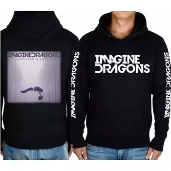 4 дизайна Imagine Dragons 3D Rock Cotton Hoodies Brand Shell Hooded Jacket Punk Metal Sudadera Pullover Sweatshirt Fleece Upperwear S