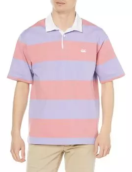 4-ДЮЙМОВАЯ ПОЛОСАТАЯ ФУТБОЛКА ДЛЯ РЕГБИ С коротким рукавом 4-дюймовая полосатая футболка для регби RA33002 Лавандовый M [Кентербери] S/S