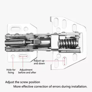 4 дюйма Надежный высокопрочный холоднокатаный стальной дверной петли Пружинный шкаф Мебельная фурнитура для шкафов