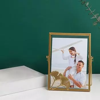 4-дюймовая/7-дюймовая геометрическая фоторамка, маленькая фоторамка, стеклянные фоторамки, плавающая фоторамка