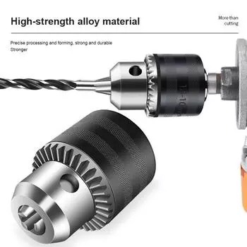 4-дюймовая электрическая угловая шлифовальная машина для электрической дрели, патрон 10 мм, держатель куска, адаптер для сверла, цанга с грубой резьбой 1,5, аксессуар