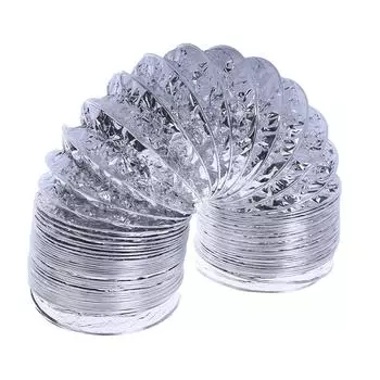 4-дюймовая алюминиевая вентиляционная труба, вентиляционный шланг, гибкий вытяжной воздуховод 1,5 м