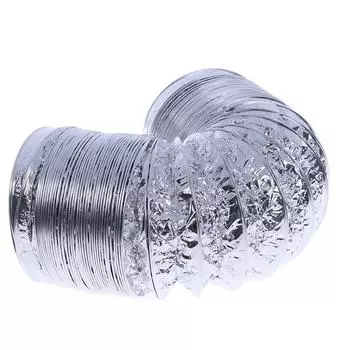 4-дюймовая алюминиевая вентиляционная труба, вентиляционный шланг, гибкий вытяжной воздуховод 1,5 м