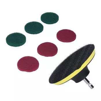 4-дюймовая губка для мытья посуды самоклеящийся полировальный диск полировальный лист для дома деревянной мебели