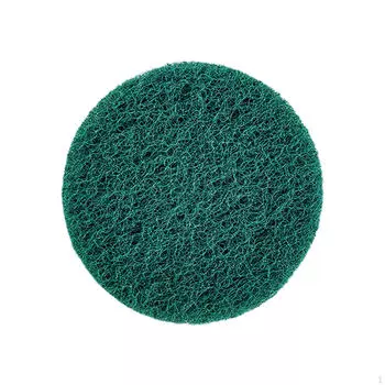 4-дюймовые флокированные накладки для удаления ржавчины и заусенцев, для влажного и сухого использования зелёный