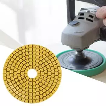 4-дюймовые круглые полировальные подушечки для шлифовального диска с алмазным диском высокой твердости 10