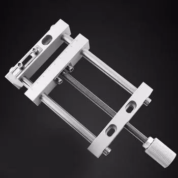 4-дюймовые тиски для сверлильного станка, плоские щипцы, зажимы для металлообработки, многофункциональные мини-настольные тиски с параллельными челюстями для