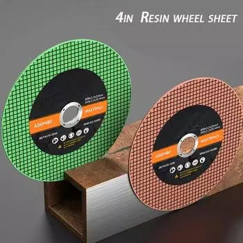 4-дюймовый 107x1.2x16 мм диск для резки металла, шлифовальный диск из смолы для нержавеющей стали и чугуна, лезвие для угловой шлифовальной машины 107mm&16mm&1.2mm&Metal Cutting