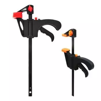 4-дюймовый инструментальный стальной F-образный мебельный быстрозажимной зажим для деревообработки, ручной инструмент «сделай сам» красный