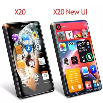 4-дюймовый MP3-плеер Bluetooth музыкальный плеер встроенный динамик 16G полноэкранное воспроизведение видео MP4 с записью FM-радио для Walkman 16GB