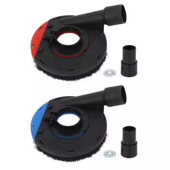 4-дюймовый угловой шлифовальный кожух для шлифовальной пыли Эффективная фильтрация Чехол для шлифовальной пыли для 100 115 Small B-100H Red Black