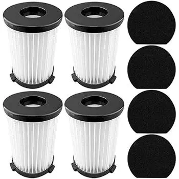 4 фильтра и 4 губки для пылесоса Cecotec Conga Thunderbrush 520 550 560 E Handyforce 2761 2759 23x16x7cm