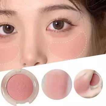 4 г 4 цвета Палитра румян Безопасные ингредиенты Гладкая пудра Консилер Контур