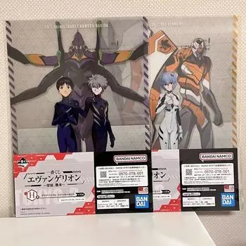 4 главы в партии) Evangelion Ichibankuji Cheil Lottery Clear File Каору Синдзи Рей