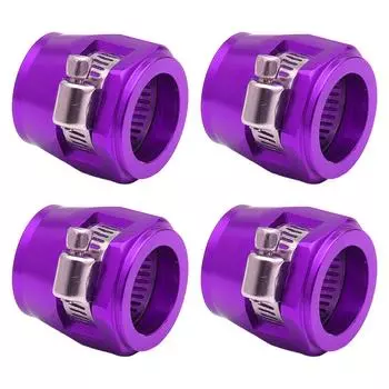 4-х компонентный алюминиевый шестигранный хомут для шланга - простой в установке и прочный мощный финишер для шланга an4.4pcs