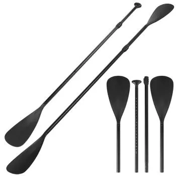 4-х предметная регулируемая доска для серфинга двойного назначения, каяк, лодка, стоячая доска для серфинга чёрный