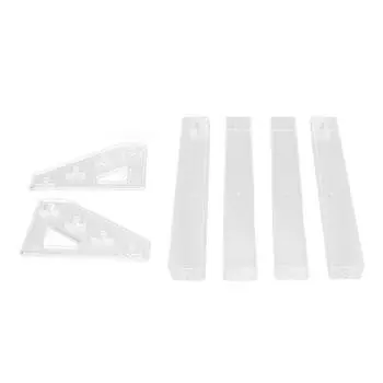 4-х ярусная прозрачная косметическая стойка для хранения большой емкости 4-х слойный прозрачный поднос для макияжа