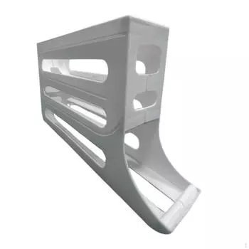 4-х уровневый лоток для яиц на 30 яиц, контейнер для хранения в холодильнике, Keep Tidy, большая емкость, автоматическое вращение серый