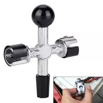 4-ходовой очиститель клемм и клемм аккумулятора Практичный развертка зажимов и скребки клемм Защитник аккумулятора для автоматической очистки