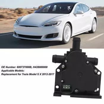 4-ходовой привод клапана охлаждающей жидкости 600737000B, замена привода клапана насоса охлаждающей жидкости для модели Tesla SX с 2012 по 2017 год