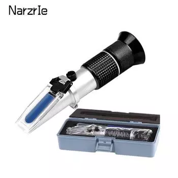 4 In 1 ATC Refractometer Antifreeze Coolant Tester Adblue Engine Fluid Freezing Point Water Detector Car Clean Battery Test