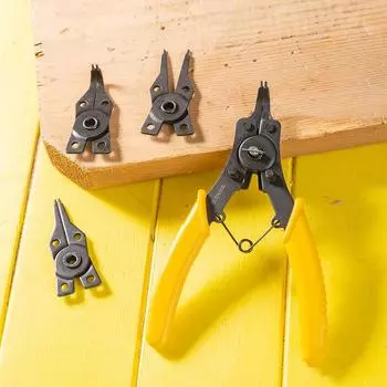 4 In 1 Circlip Pliers Set Multifunctional Snap Ring Crimp Retaining Tool Internal External Ring Remover Circlip Combination