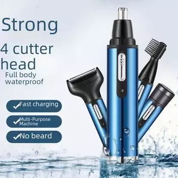 4-in-1 Electric Men s Nose, Ear, and Mini Hair Trimmer