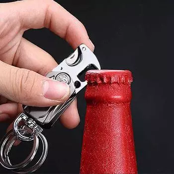 4-в-1 прочный брелок для ключей с антитревожным эффектом, вращающийся брелок для ключей, держатель для телефона